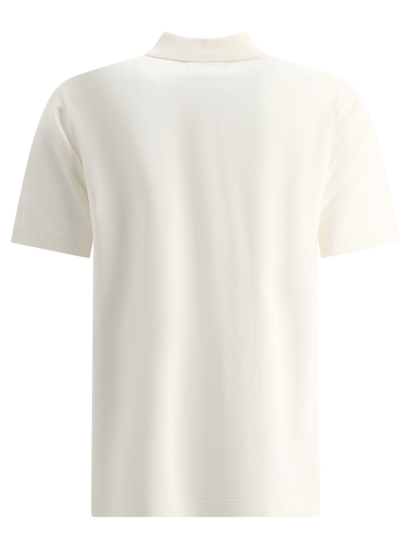 BEAMS PLUS White 12G polo shirt